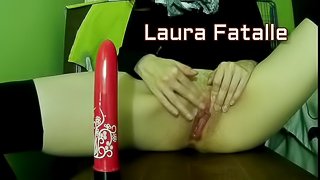 STEP SISTER SQUIRT TWO TIMES ALL OVER TABLE & LICK THE MESS-Laura Fatalle